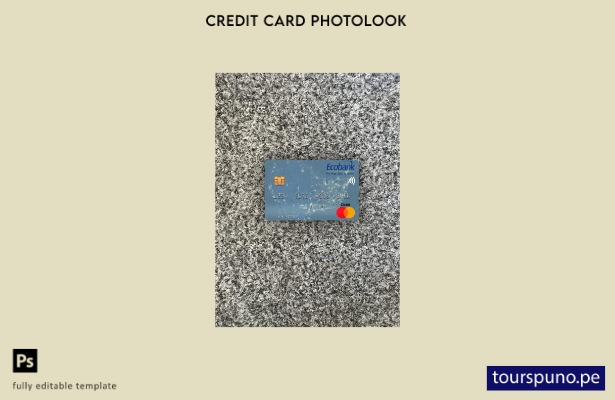 listo para imprimir plantilla frontal de Niger Ecobank mastercard photolook